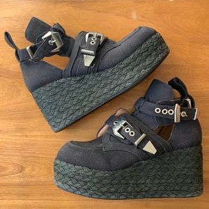 Jeffrey Campbell chunky platforms with buckles 8